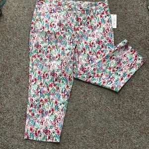 Cassmode New York Multi colored Woman’s Capri Pant size 14